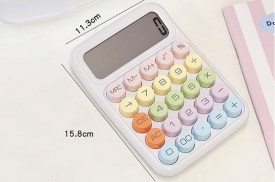 Calculadora colores teclas mecanicas 816